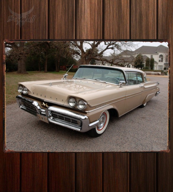 Металлическая табличка Mercury Montclair Super Marauder Coupe Металлическая табличка Mercury Montclair Super Marauder Coupe